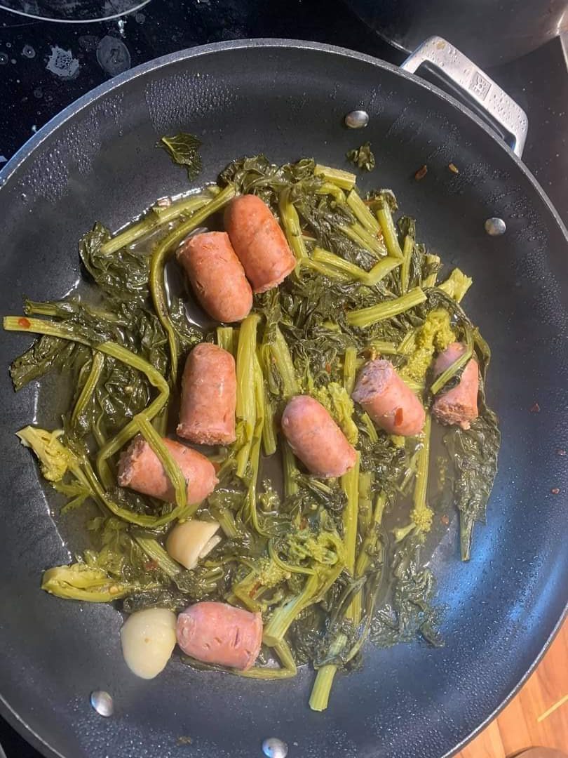 Cima di rapa con Salsiccia